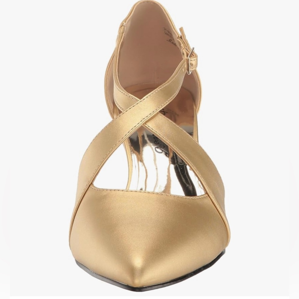 Easy Street Gold Heels